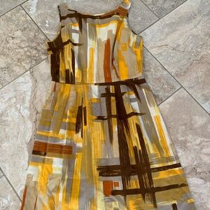 Anthropologie Tabitha size 10 Yellow Sheath dress